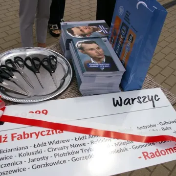 Pociąg „Warszyc” wjechał na peron w Radomsku