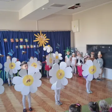 Przedszkolaki z PP nr 9 witają nową porę roku