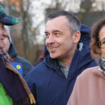 Radomsko: Wiec solidarności z Ukrainą