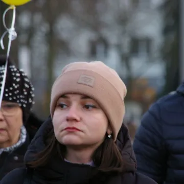 Radomsko: Wiec solidarności z Ukrainą