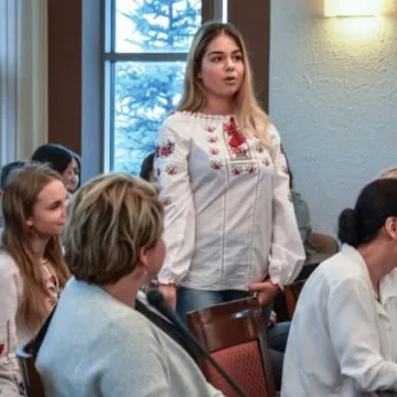 Ukraińska młodzież w Radomsku