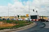 Budowa autostrady A1.  Postęp prac na węźle w Kamieńsku