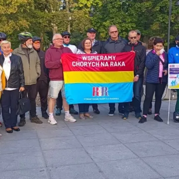 Rowerowa sztafeta członków RdR na Jasną Górę