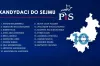 Lista PiS do Sejmu: Milczanowska – 4, Maciejewski – 9, Ciecióra – 18