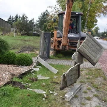 Nowe ogrodzenie przy świetlicy wiejskiej w Barczkowicach
