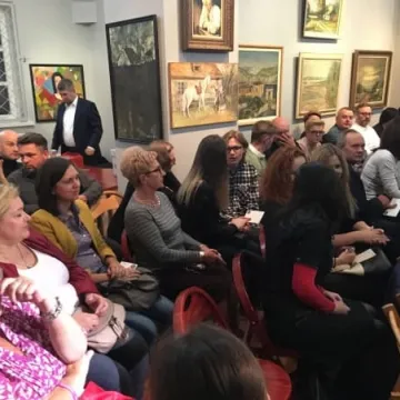 Burza mózgów z Robertem Biedroniem w Radomsku