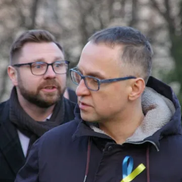 Radomsko: Wiec solidarności z Ukrainą