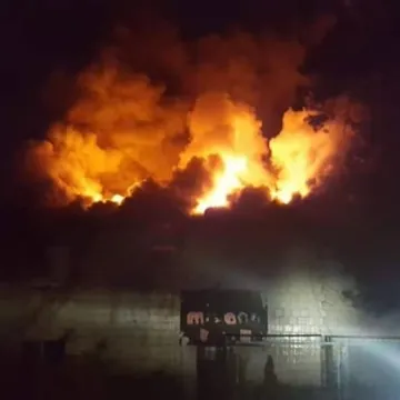 Pożar budynku OSP w Kamieńsku