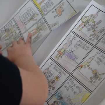 Warsztaty komiksu dla dzieci „Historie obrazkowe” w MDK