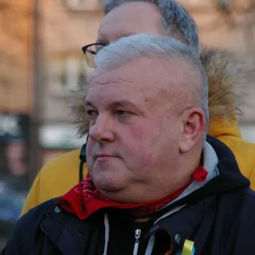 Radomsko: Wiec solidarności z Ukrainą