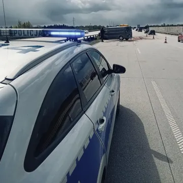 Zmęczenie za kierownicą mogło doprowadzić do kolizji na autostradzie A1