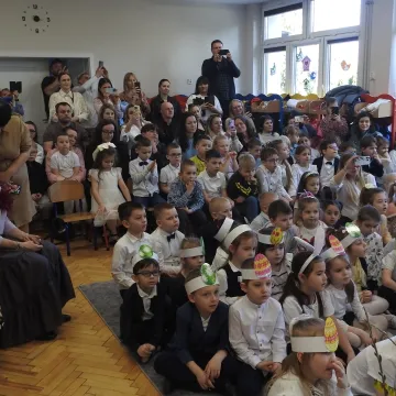 „Jagódki” z przedszkola nr 9 w wielkanocnym klimacie