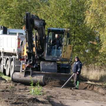 Trwa przebudowa ulicy Leśnej w Płoszowie