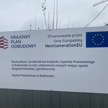 Nowoczesny obiekt przy szpitalu w Radomsku rośnie w oczach