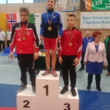 Filip Loch z ZKS Radomsko na podium