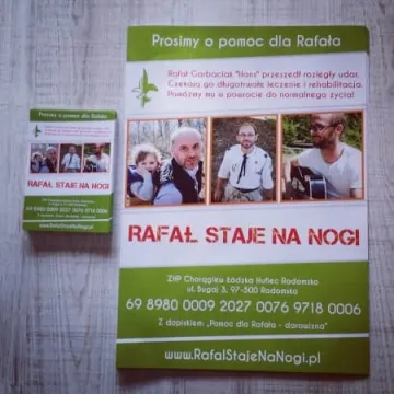 Krzysztof Skiba wspiera akcję Rafał Staje na Nogi