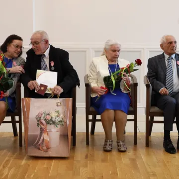 Złoci małżonkowie uhonorowani medalami