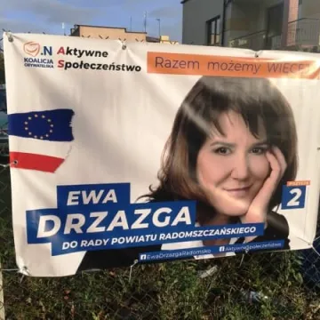 Hasła i obietnice na plakatach i bilbordach
