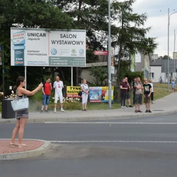 Kibice RKS Radomsko w hołdzie powstańcom warszawskim