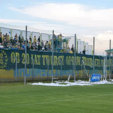 Kibice i doping na meczu RKS Radomsko – FA GKS Bełchatów