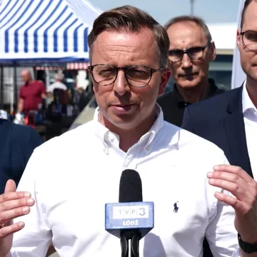 Dariusz Joński (KO) odwiedził Radomsko. Zachęcał do udziału w wyborach do Parlamentu Europejskiego