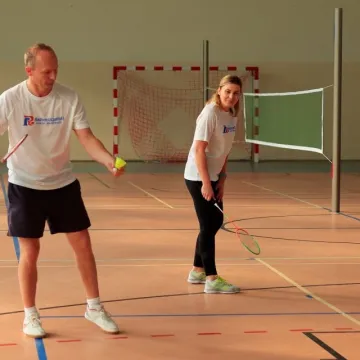 Samorządowcy grali w badmintona