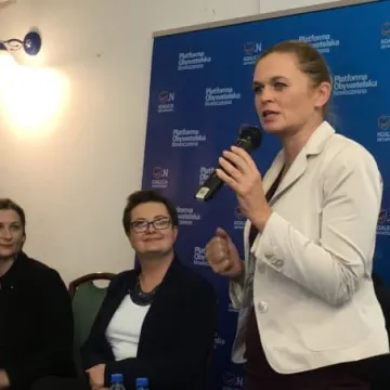 Spotkanie liderów Koalicji Obywatelskiej w Radomsku