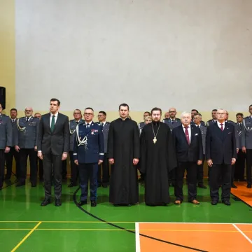 Ślubowanie nowych policjantów