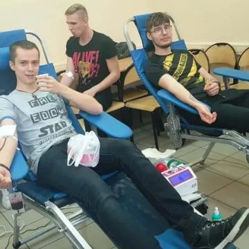 Oddali krew dla Janusza Kamińskiego