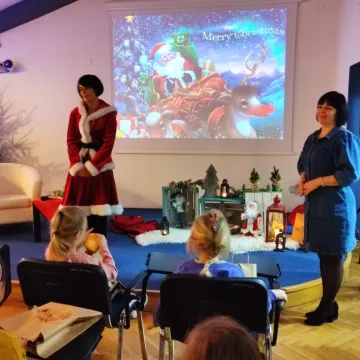 Mikołajki w bibliotece w Radomsku