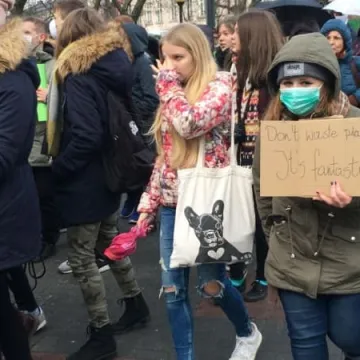 Młodzieżowy strajk klimatyczny w Radomsku