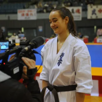 Weronika Mazur na podium w Tokio