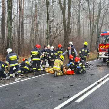 Wypadek w gminie Masłowice. Jedna osoba ranna. Są utrudnienia