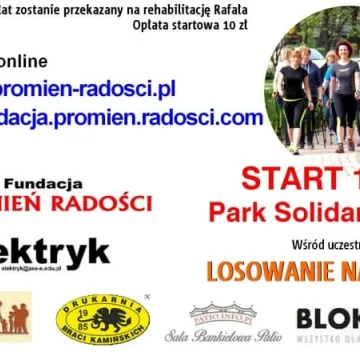 Charytatywny nordic walking dla Rafała Bednarskiego