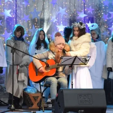 Miejska Wigilia na placu 3 Maja w Radomsku