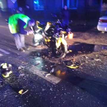 Ranny motocyklista w wypadku w Woli Jedlińskiej