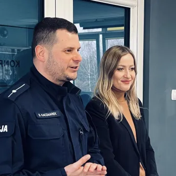 Uczniowie „mechanika” z wizytą w KPP w Radomsku