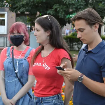W obronie niezależnych mediów. Protest w Radomsku