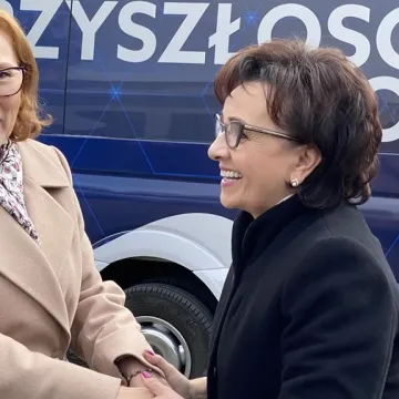 Marszałek Sejmu - Elżbieta Witek z wizytą w Strzałkowie