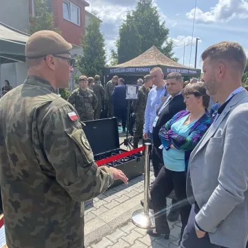 Symulacja wypadku i zarządzanie kryzysowe. Trening 9. Łódzkiej Brygady OT w Radomsku