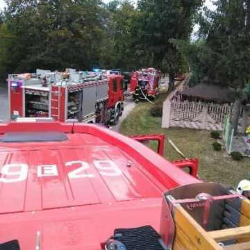Pożar budynku w Klizinie