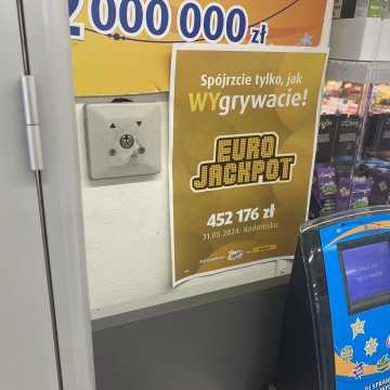 Jedyne 12,50 zł i  wygrana 425 176 zł w Eurojackpot w Radomsku