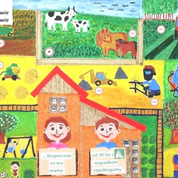 Laureaci z Przedborza w konkursie „Bezpiecznie na wsi”