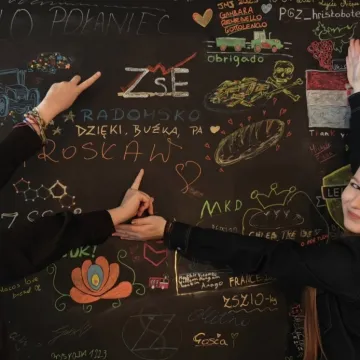 Zakończenie stażu uczniów ZSE z certyfikatami