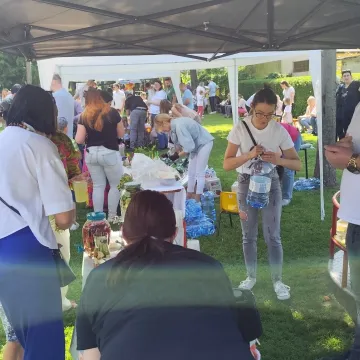 Rodzinny piknik z okazji Dnia Dziecka w przedszkolu nr 9