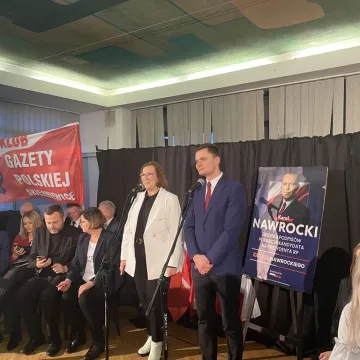 Tłumy na spotkaniu z Przemysławem Czarnkiem w Radomsku