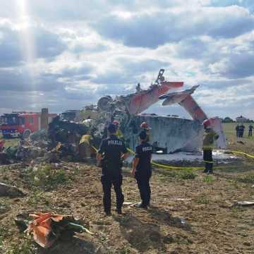 Tragiczny wypadek lotniczy pod Piotrkowem