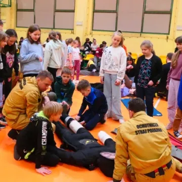 PSP Strzałków: Dzień wiosny z udziałem strażaków