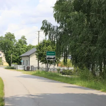 Finał prac na drodze powiatowej w miejscowości Zagórze
