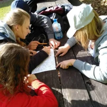 Geodeci na rajdzie w Chęcinach 